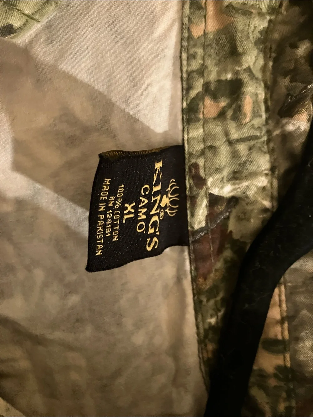 Men's Lightweight Camouflage Button Up Shirt Jacket - King’s Camo Desert Shadow
